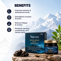 KalpVeda Gold Resin Kesar Shilajit