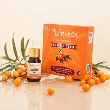 Himalayan Sea Buckthorn Oil 10ml | CO2 Extracted Berry Oil | Rich in Vitamin C, E & Omega 7 | Supports Skin Glow, Brightening, Anti-Ageing Care & Nourishment (Pack of 1)